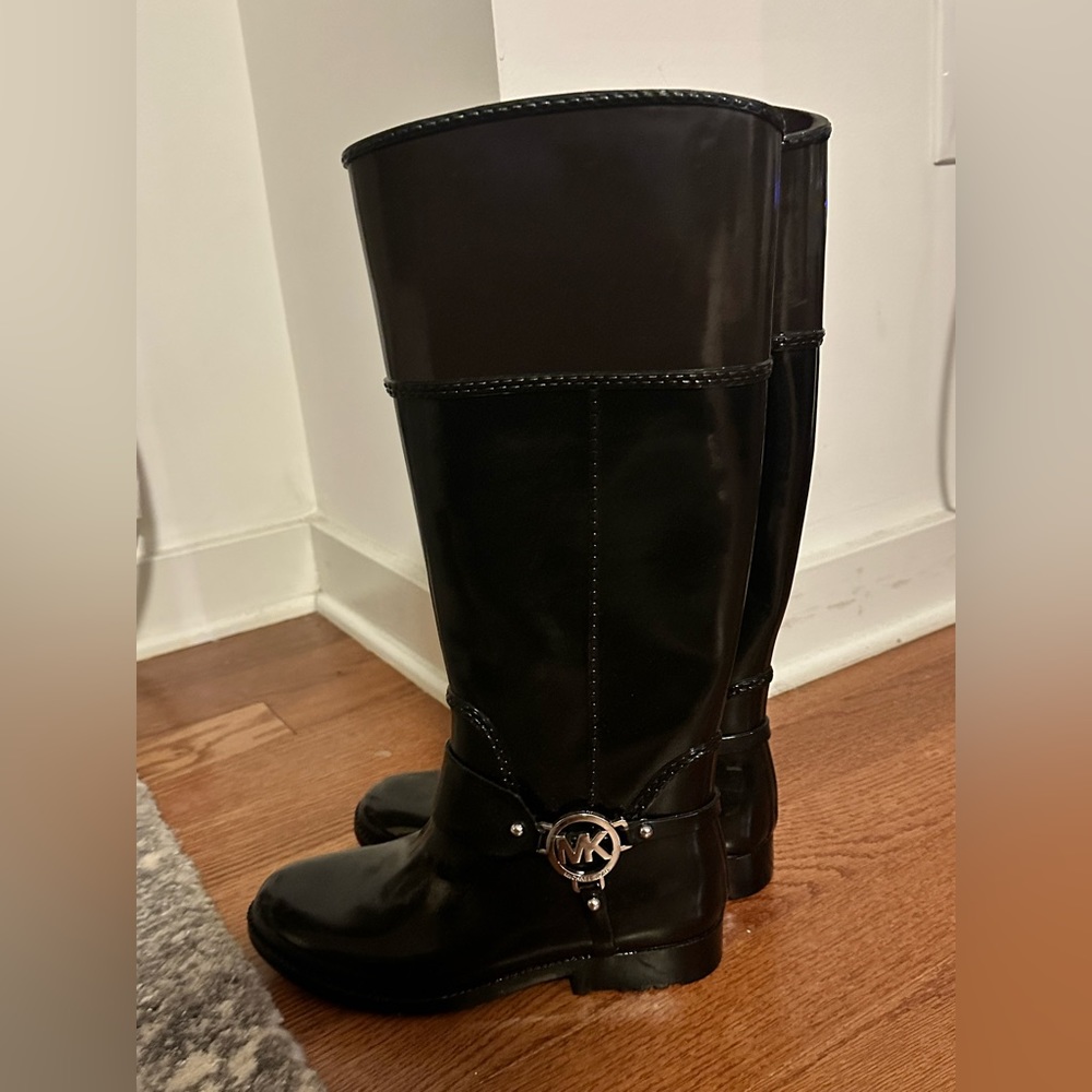 Michael Kors Rain Boot Fulton Harness Tall - Picture 1 of 4